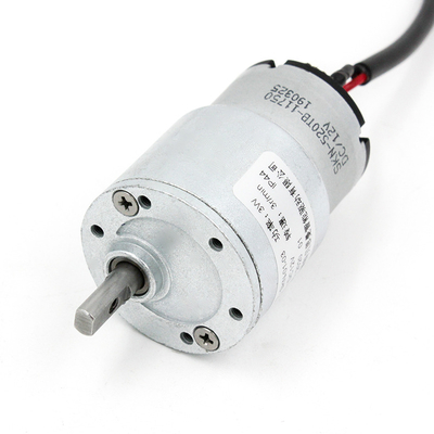 IP43 12v/24v βουρτσισμένος κινητήρας με γρανάζια συνεχούς ρεύματος μοτέρ μικρού στροφών συνεχούς ρεύματος κινητήρα χαμηλής ταχύτητας