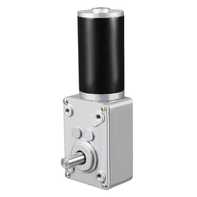 60kg-cm DC 24v 3rpm Στρογγυλό μοτέρ με γρανάζια αντιστρέψιμο υψηλής ροπής ταχύτητας μειωμένης ταχύτητας ηλεκτρικού στροβίλου Κιβωτίου ταχυτήτων 8mm Άξονας